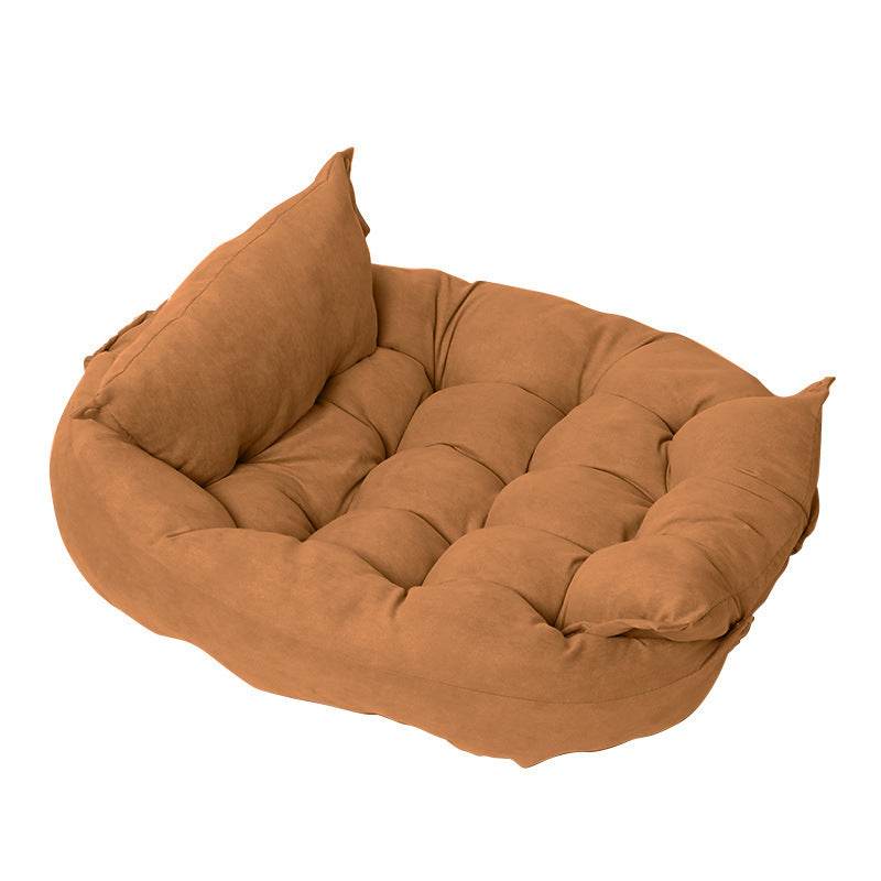 Summer folding dog sofa bed soft pet mat in pastel colors for small and medium dogs