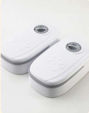 Automatic Pet Feeder Smart Food Dispenser For Cats Dogs Timer Stainless Steel Bowl Auto Dog Cat Pet Feeding Pets Supplies null