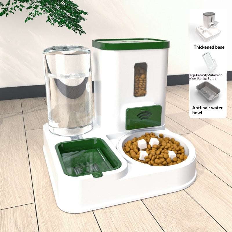 Universal pet feeding and drinking station bowl made of durable PP material