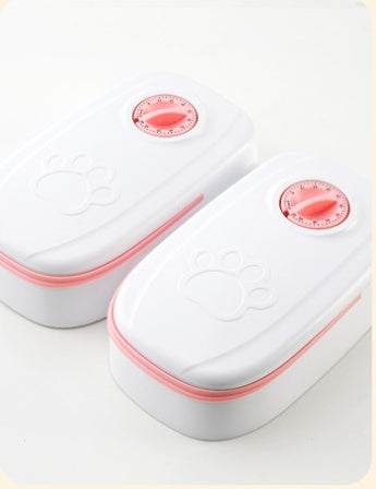 Automatic Pet Feeder Smart Food Dispenser For Cats Dogs Timer Stainless Steel Bowl Auto Dog Cat Pet Feeding Pets Supplies null