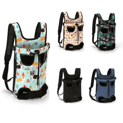 Soft pet chest bag in multiple colors and sizes for small to medium pets