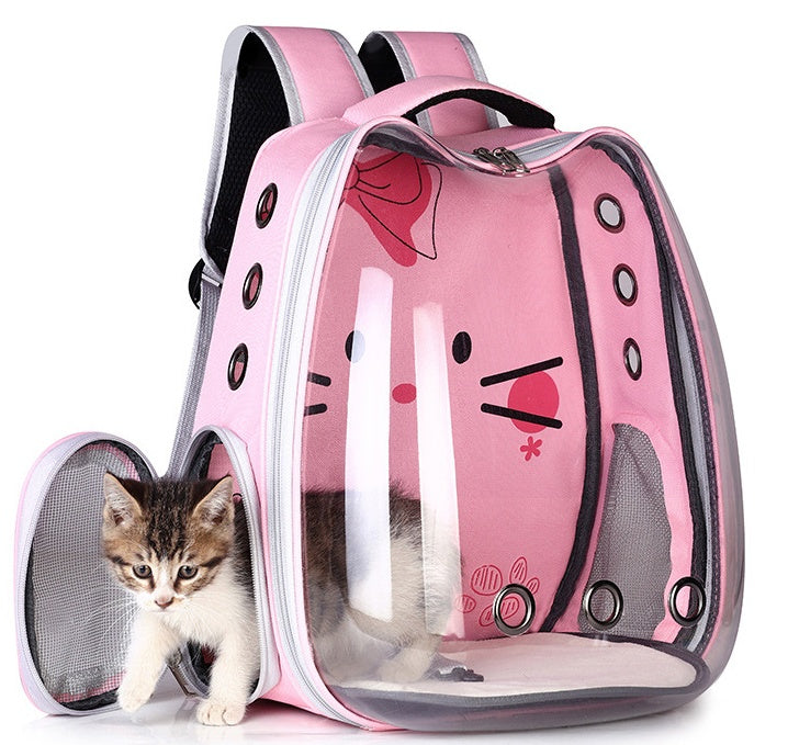 Breathable Pet Backpack Carrier For Cats and Dogs